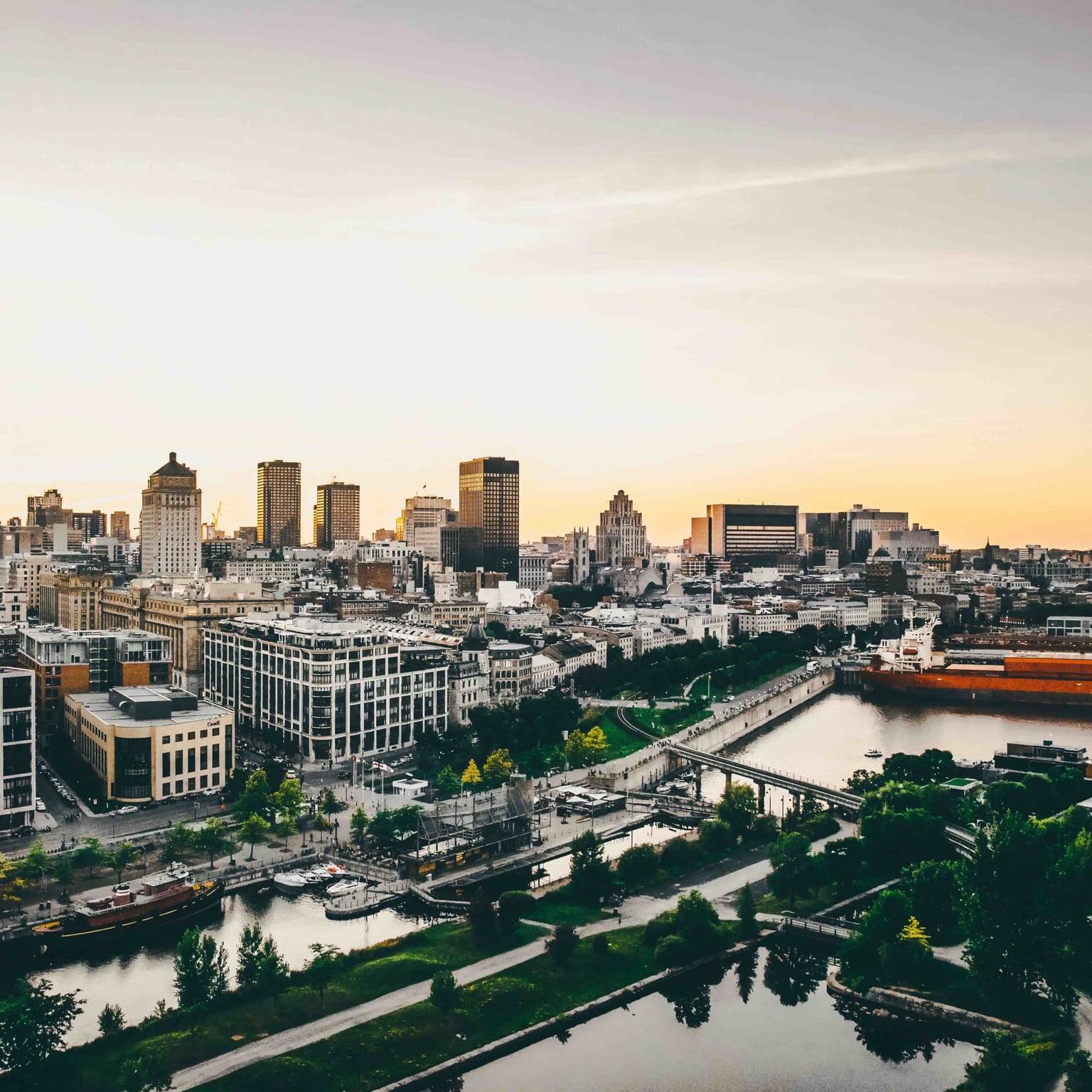 montreal cityscape montreal cityscape